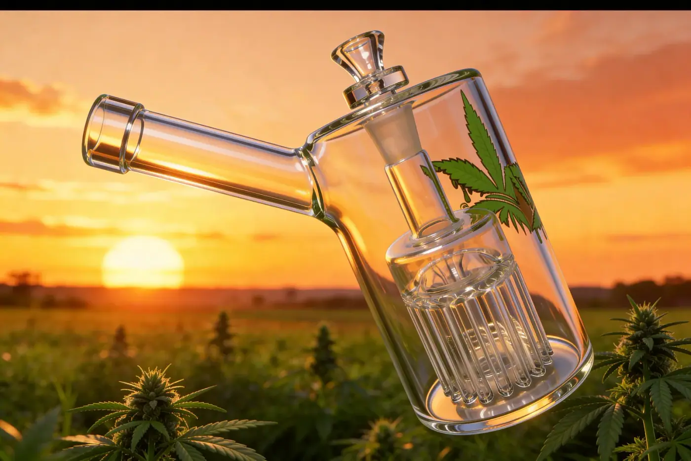 aLeaf The Chubby 8" Bubbler with Tree Perc