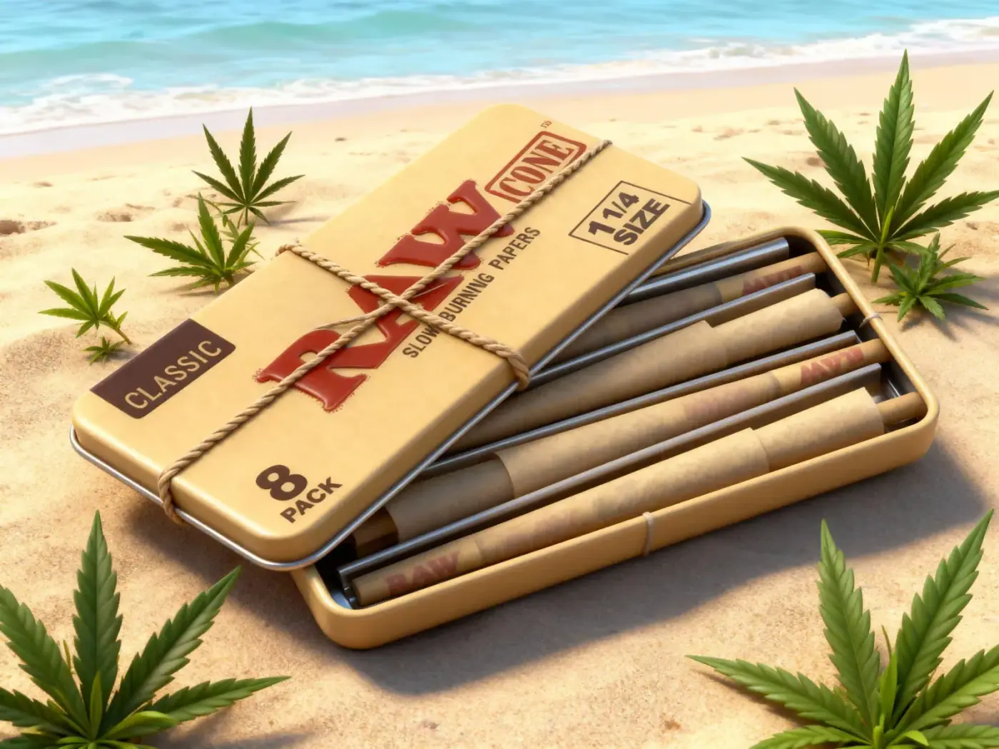 Keep Your Cones Safe: The Essential RAW Classic Tin
