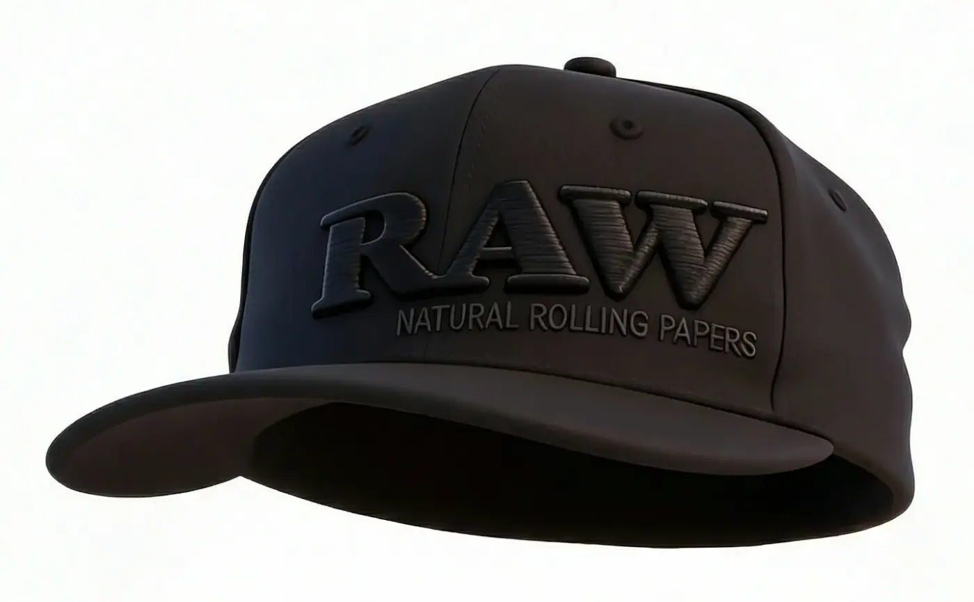Get RAWking with the RAW Black on Black Flex-Fit Cap